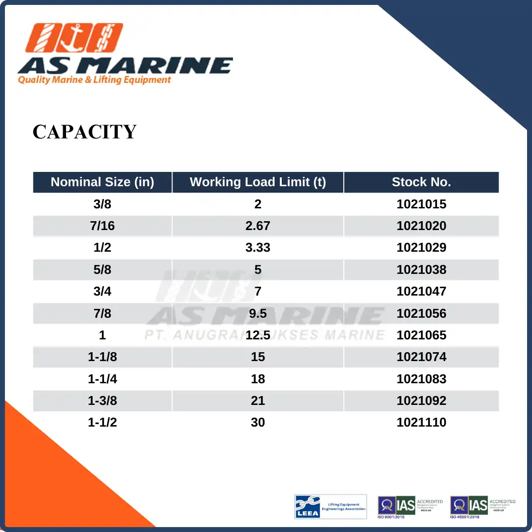 Capacity G2140 Crosby USA